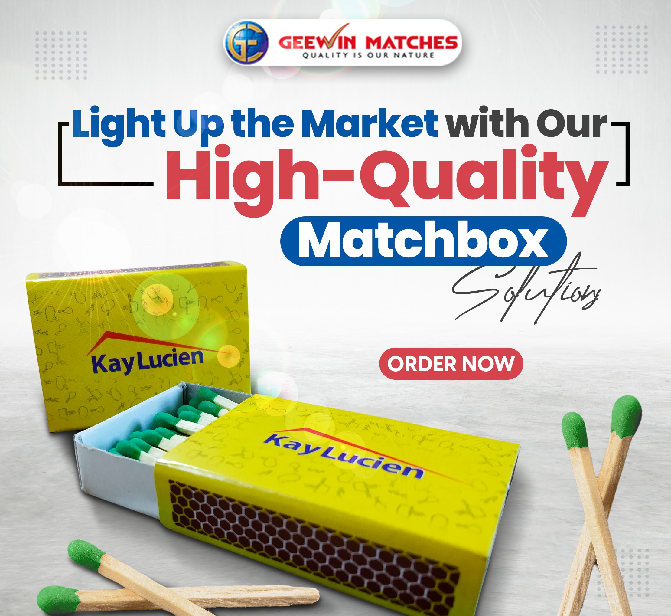 Geewin Matches: A Leading Custom Match Box Manufacturer
