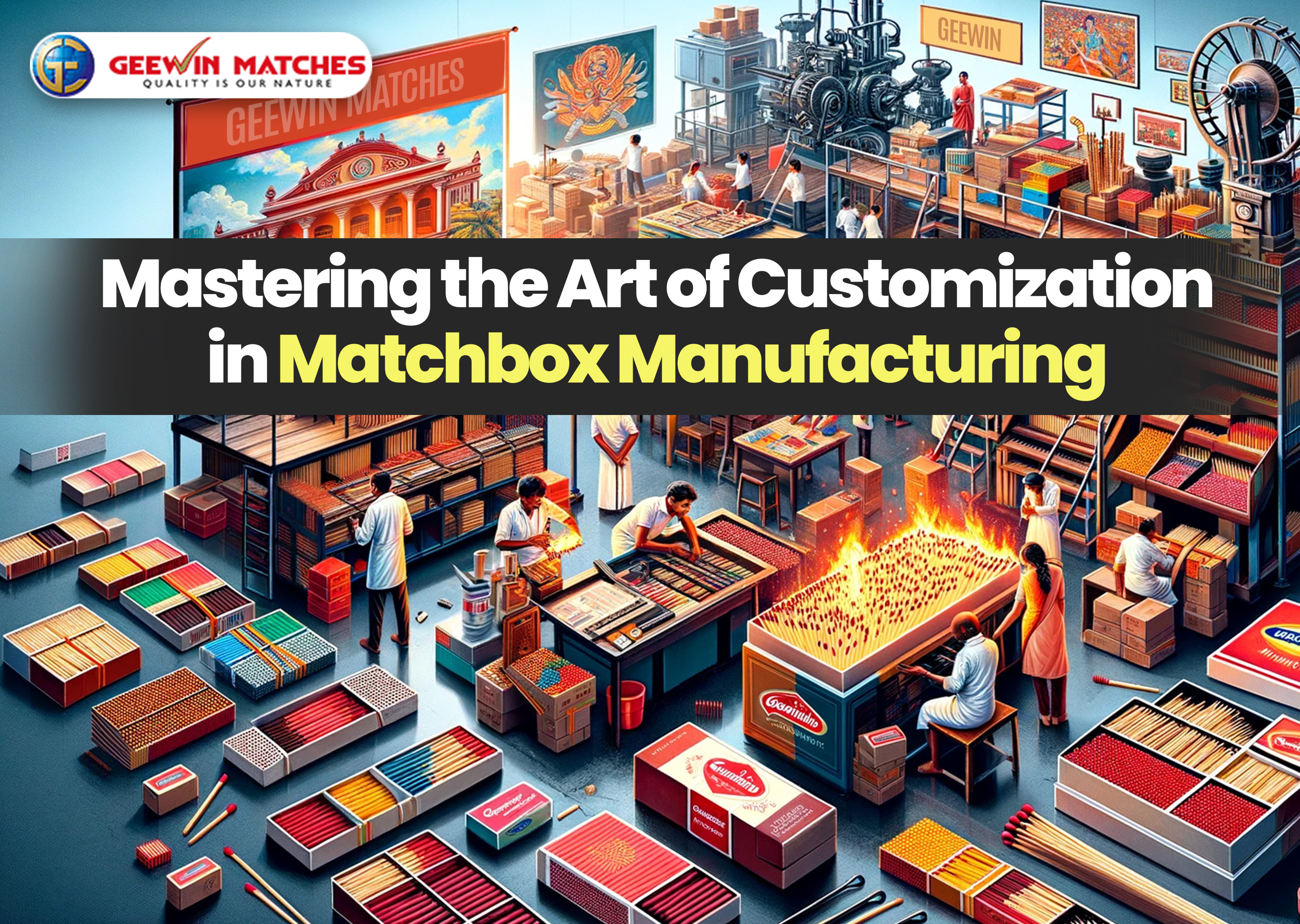 Geewin Matches: Mastering the Art of Customization in Matchbox Manufacturing