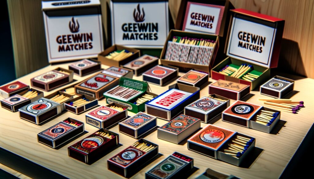 Matchs Box Mat Custom Matchstick Boxes | Branded Safety Matches by Geewin