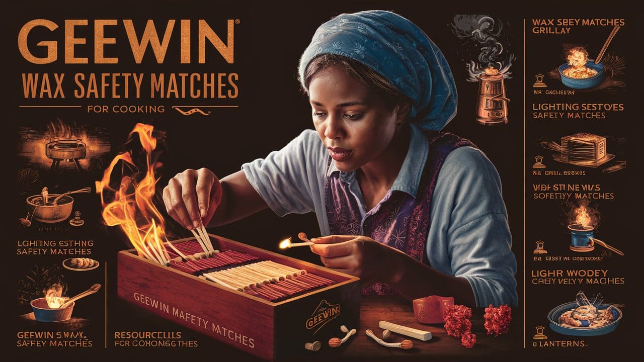 Wax Safety Matches - Geewin Matches Exporter