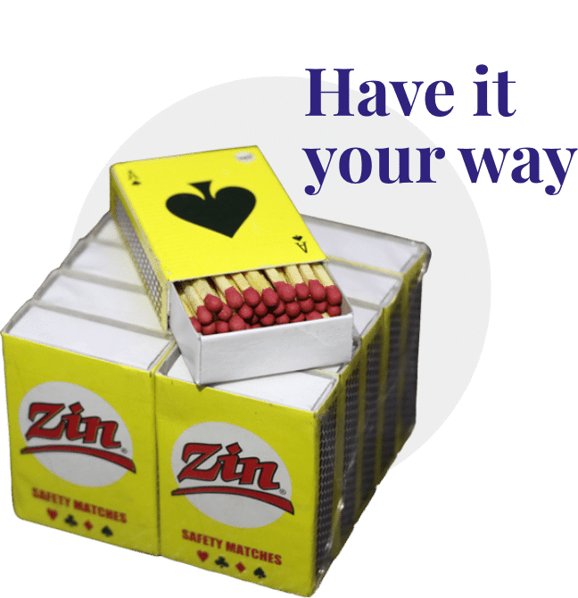 Geewin Matches Have it Your Way Img