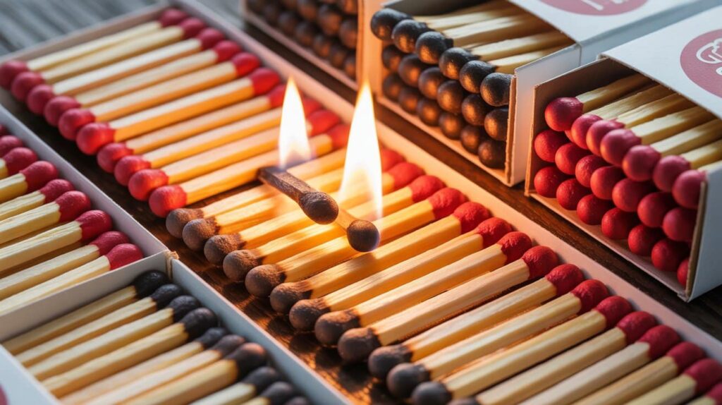 Safety-Wax-Matches